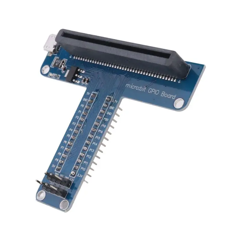 

Адаптер расширения Т-типа для макетной платы Microbit Интерфейс графического программирования Python для BBC Microbit