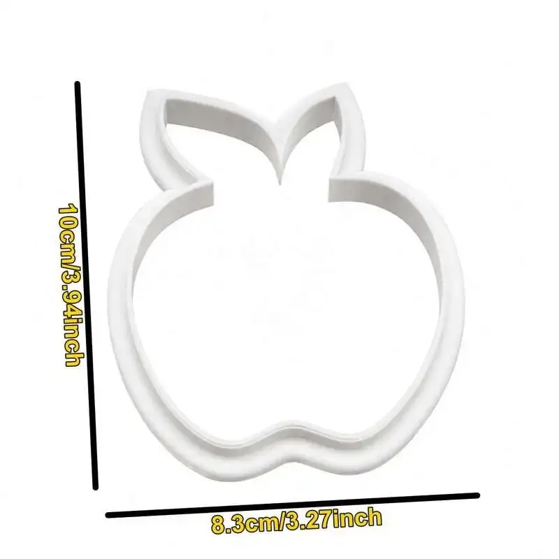 Pastry Dough Press Mold Apple Shaped Cookie Cutter Fondant Baking Decorating Tool