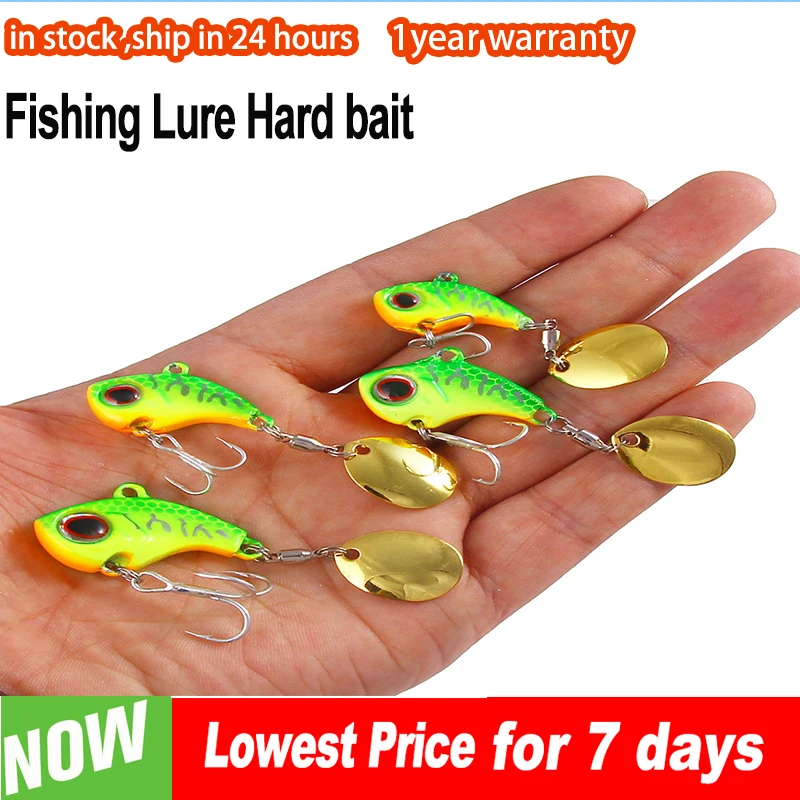 1 шт., вращающаяся металлическая искусственная Вибрирующая приманка, 9 г, 13 г, 16 г, 22 г, искусственные жесткие приманки, блесна, ложка, приманка для зимней рыбалки