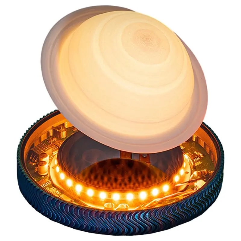 

AA77 Magnetic Levitating Moon Lamp Levitating Bulb Rotating Table Lamp Office Home Decoration Gifts EU Plug