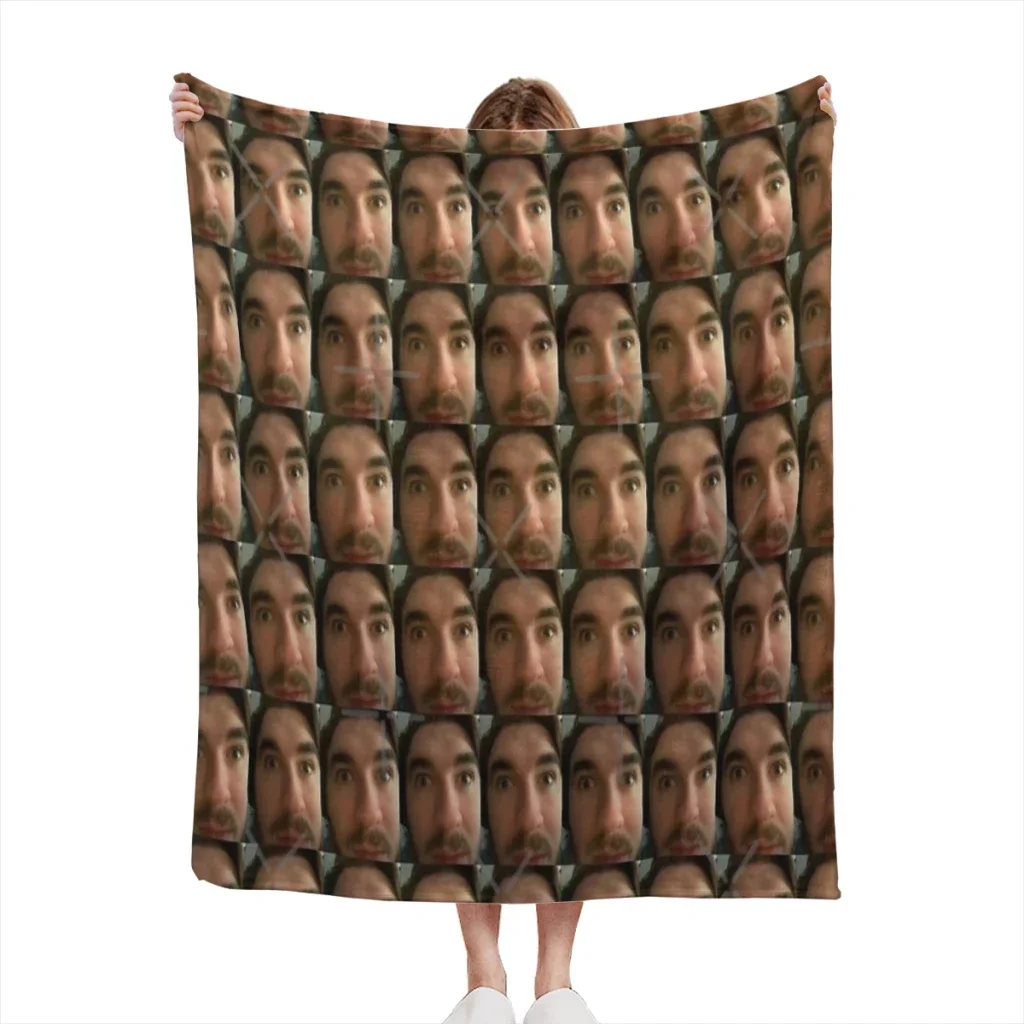 

jschlatt schlanket Thin Blanket Soft comforter sets throw for Couch Warm Flannel Blankets Bedroom Summer Blanket