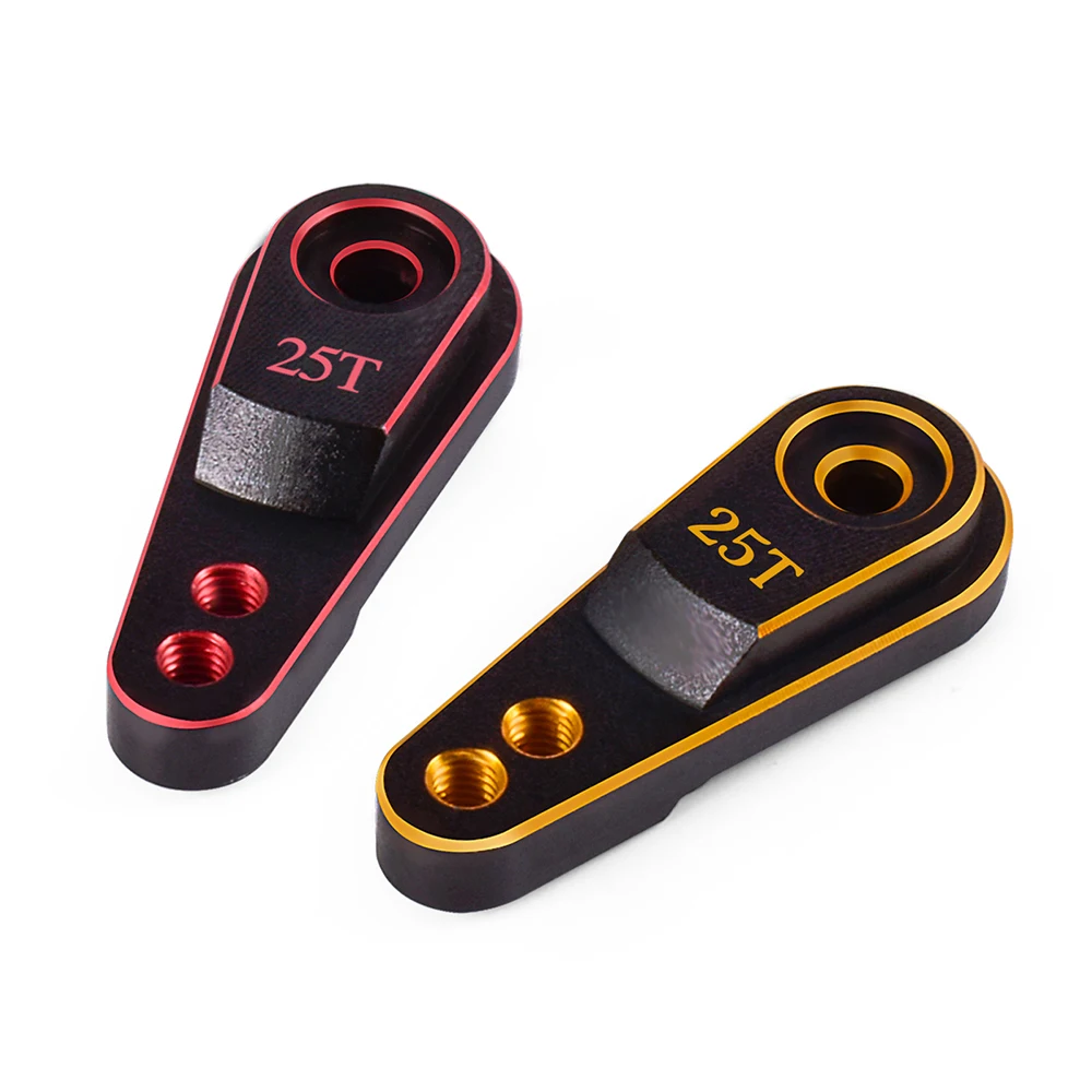 9IMOD 2PCS Multistyle RC 25T Matal Servo Horn Arm Aluminum For 1/8 1/10 1/18 trx4m TRAXXAS RC Crawler Car Upgrade Replacement
