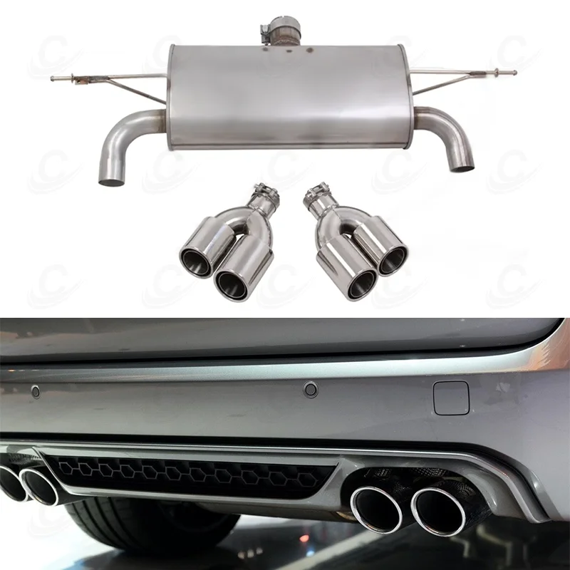 

F15 X5 M Style Exhaust Pipes Catback System for X5m F85 2013-2018 Muffler