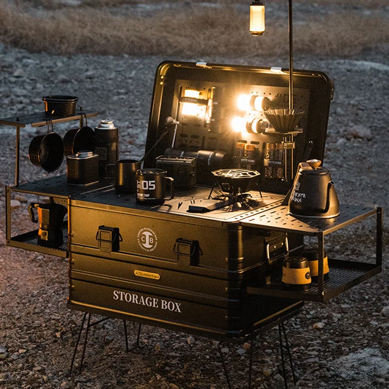 ShineTrip Camping Coffee Case Set Tactical Table Base