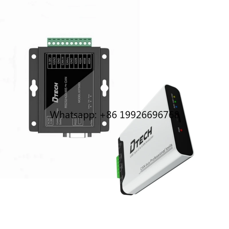 1-Channel RS232/485/422 Serial to CAN Converter for Telematics Device and Type C to CAN Bus Analyzer Kit