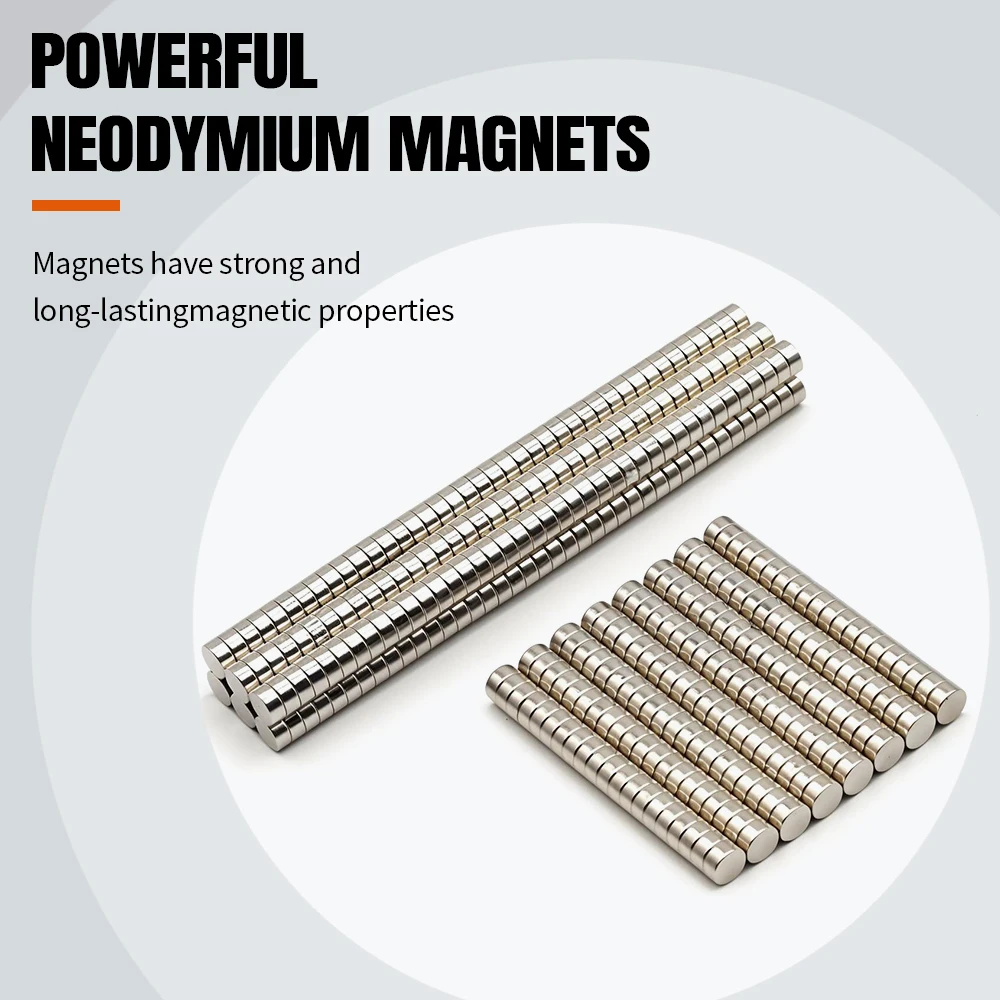 Compact Size Neodymium Magnet 6x3mm Round Disc High Toughness For Art Creation Handmade Project DIY Woodworking