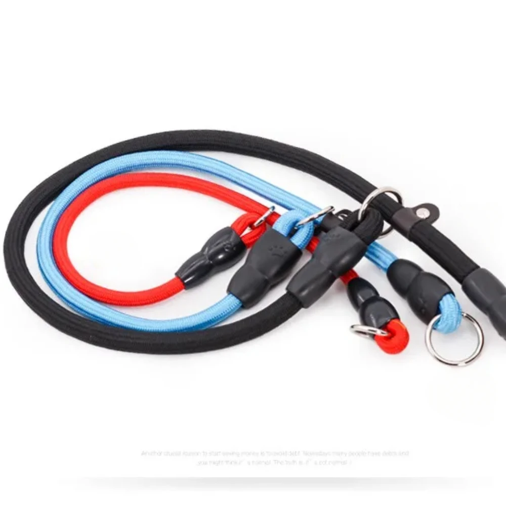 Hundehalsband, P-Kette für Spaziergänge im Hund, verstellbares Hundehalsband, P-Seil, Haustierhalsbänder, Nylon, Hundegeschirr, Welpen-Trainingseil, Heimtierbedarf