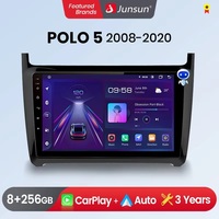 Junsun Wireless CarPlay Android Auto Car Radio For VW POLO 5 sedan 2008- 2020 GPS Multimedia 2 din Intelligent Systems Stereo
