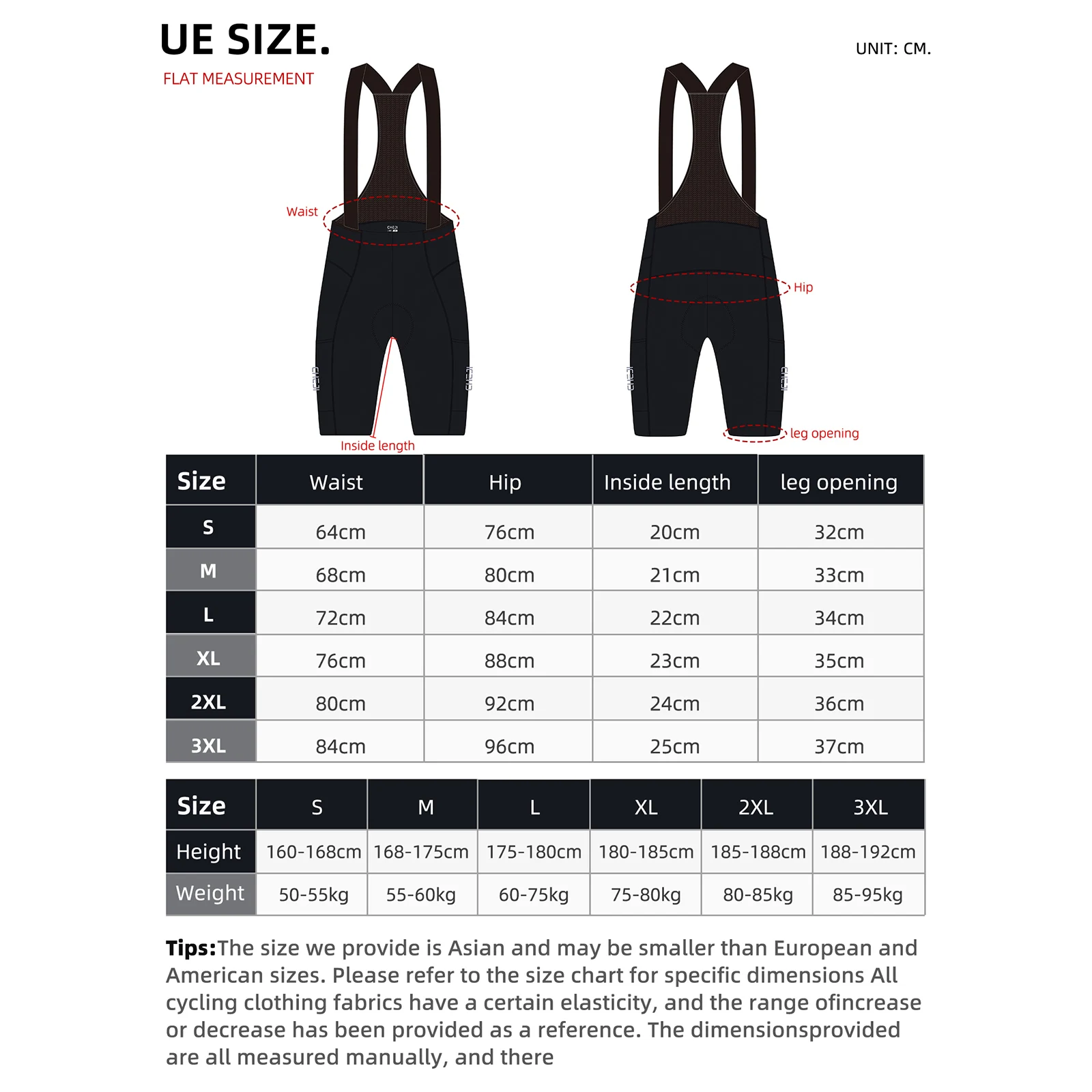 Cheji Men's Cycling Bib Shorts image 4