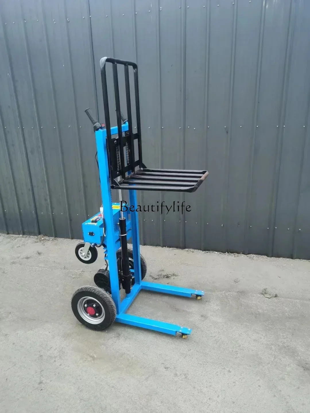 Electric Lifting Tiger Cart Small Lightweight Stacker Miniature Hydraulic Small Forklift