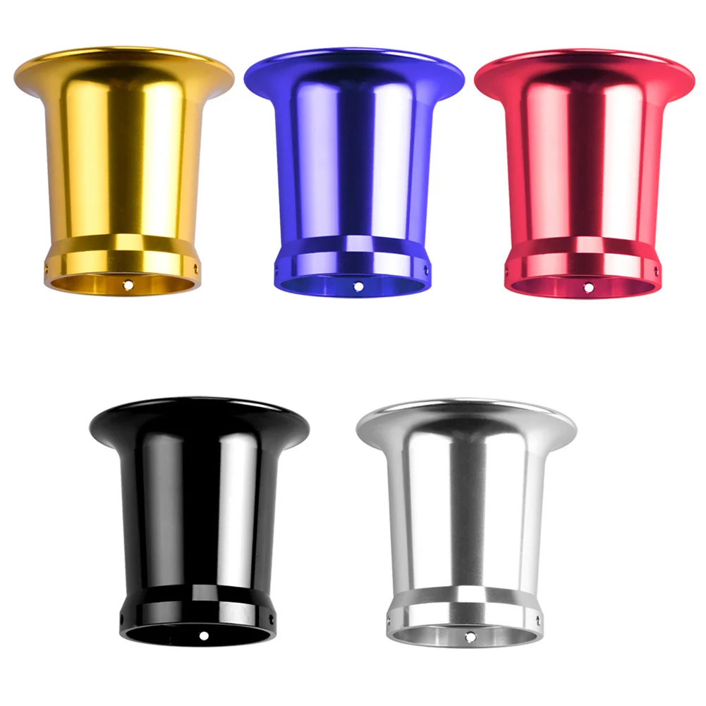 Carb Air Filter Trumpet Velocity Stack Funnel Fit 50mm Aluminum Alloy Velocity Stack for PWK PE VM 21mm 24mm 26mm 28mm 30mm