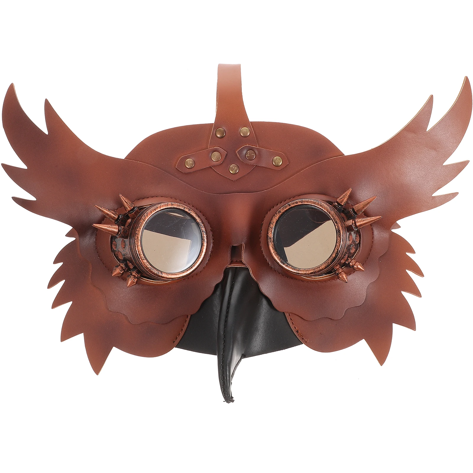 

1pc Bird Halloween Costume Party Steampunk Masquerade Mask Steampunk Mask Resin Festival Disco Club Rave