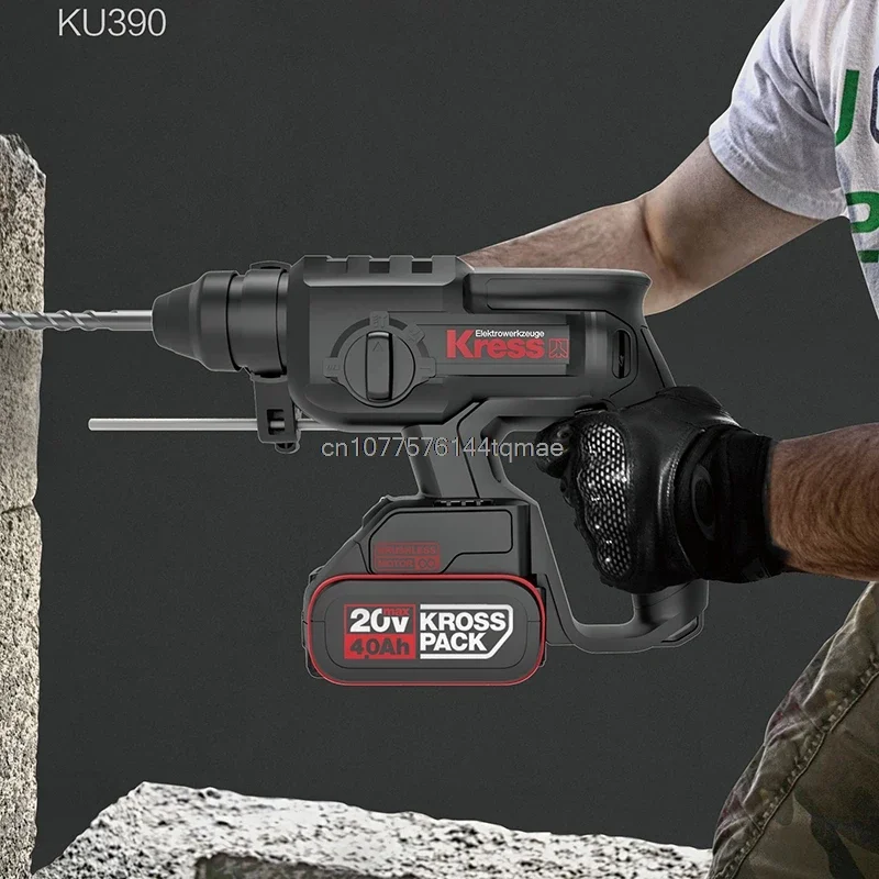 Kress Electric hammer impact drill 1350rpm 4700bpm 2.0Joule Univeral 20V Battery Platform