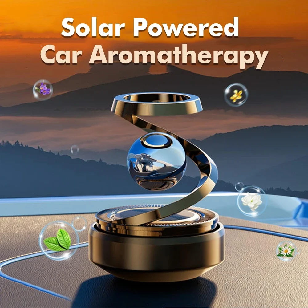 

Solar Car Air Freshener Interstellar Levitation Rotating Auto Flavoring Car Perfume Deodorant Diffuser Interiors Accessories