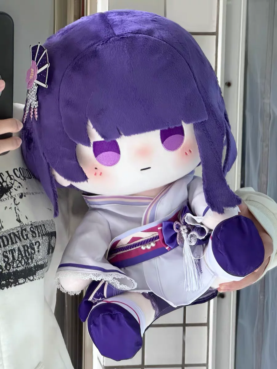 

Beelzebul Действиеizzato 에이 뷰ん umarい Raiden Ei Game Genshin Impact Stuffed Plushie 40 см Плюшевая кукла Body Одежда Jong