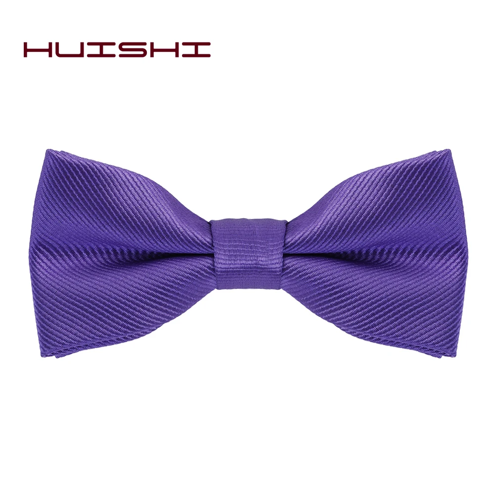 HUISHI Fliegen für Männer, solide Streifen, schwarze Perle, weiße Fliege, elegante Herren-Business-Hochzeit, Party-Zubehör, Schmetterlingsschleife – Detail 19