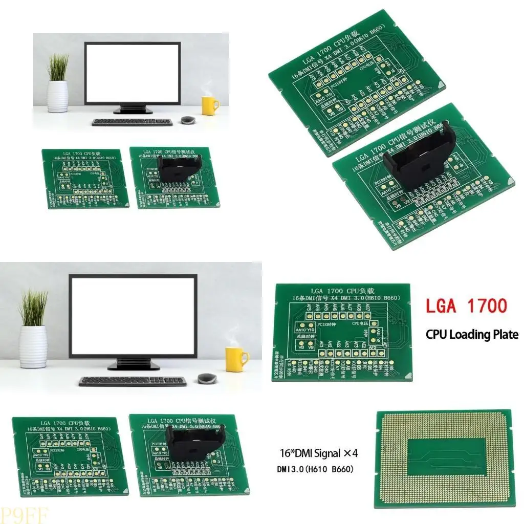 

CS1W Computer Motherboards Tester Loading Board CPU LGA 1700 Diagnostic Card LED CPU Socket Motherboards Tester