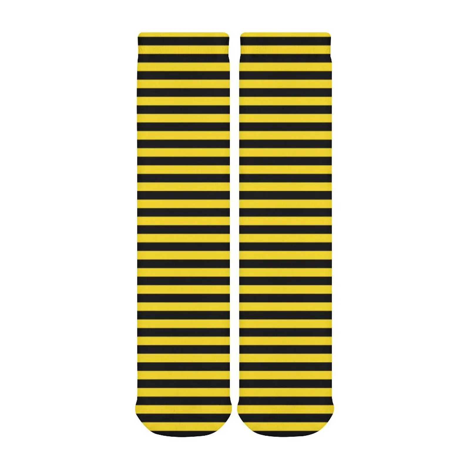 Bumble Bees Socks Yellow And Black Stripes Gothic Stockings Female High Quality Climbing Socks Winter Design Anti Slip Socks