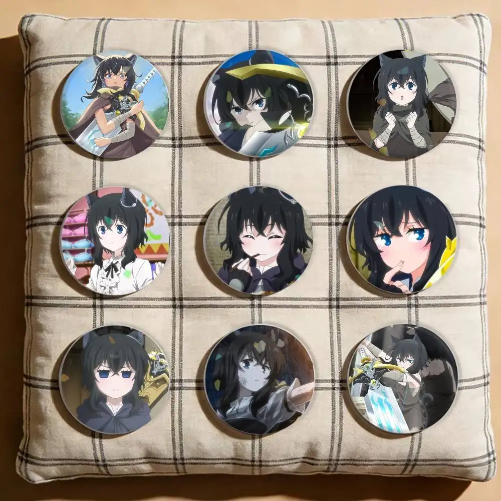 

Reincarnated as a Sword Fran Laser Badge Creative Pins Brooch for Bag Clothes Hat Decor Gifts Fans Collect