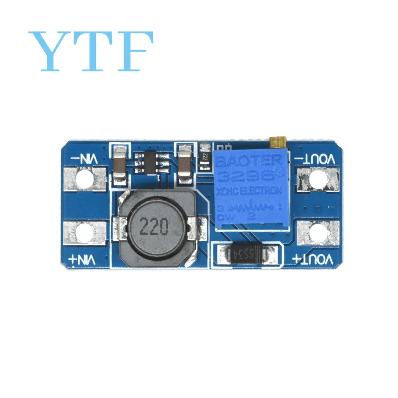 Mt3608 TYPE-C/Usb/Micro 2a Max DC-DC Step Up Power Module Booster Power Module 2-24V Naar 5V/9V/12V/28V
