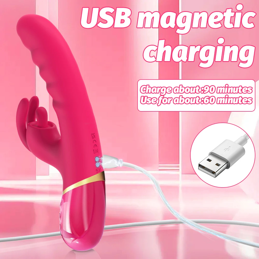 Vagina Clit Rabbit Vibrator For Women G-Spot Vibrator Clitoris Stimulator Female Masturbation Adult Goods Sex Toy For Women_voghion.com