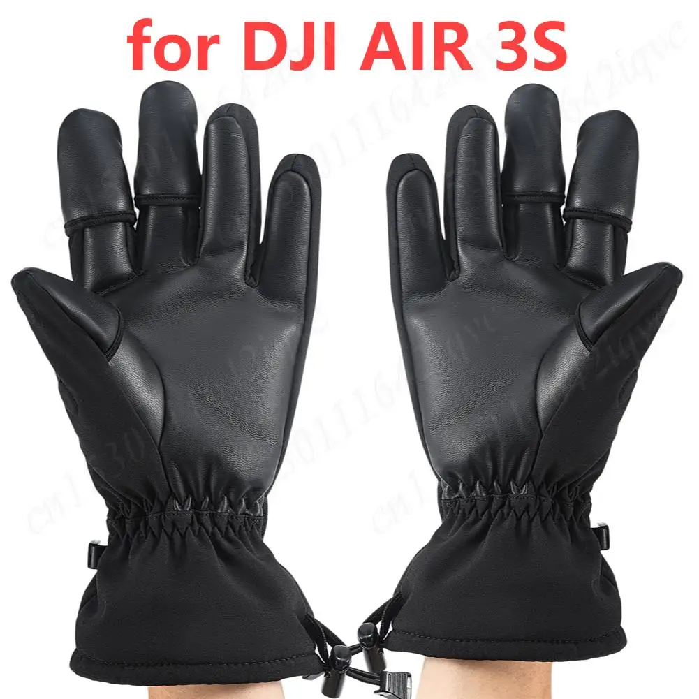 Nuevos guantes universales de vuelo para Dron, guantes cálidos de invierno para piloto, guantes de esquí para DJI Air 3S/Mini 3 Pro/Neo/Avata 2/Mavic 3 Pro