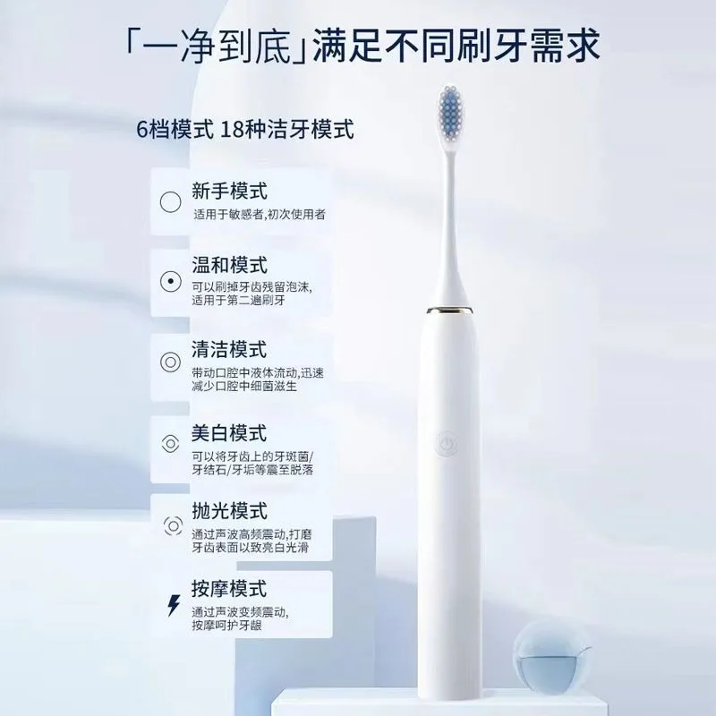 Disney Winnie the Pooh New Cartoon Cute Student Portable Ultrasonic Rechargeable Waterproof Soft-Bristled Electric Toothbrush