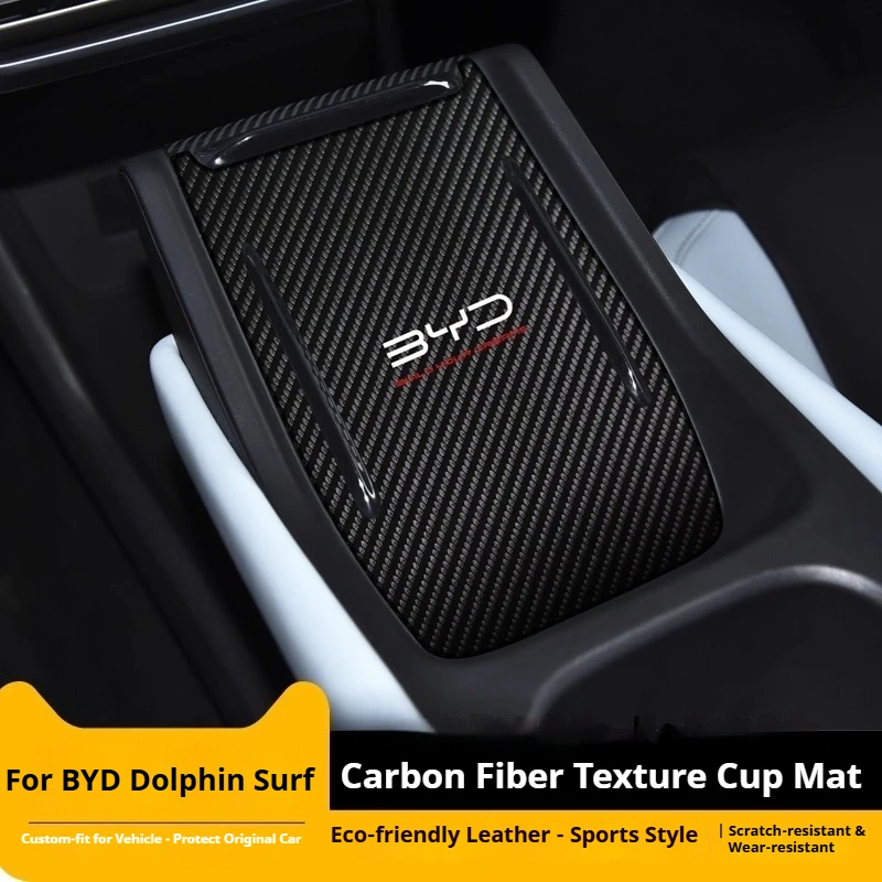 Car Door Slot Pads For BYD Dolphin Surf Dolphin Mini Atto 1 2024 Car Non Slip Door Groove Mats Gate Slot Cup Pad