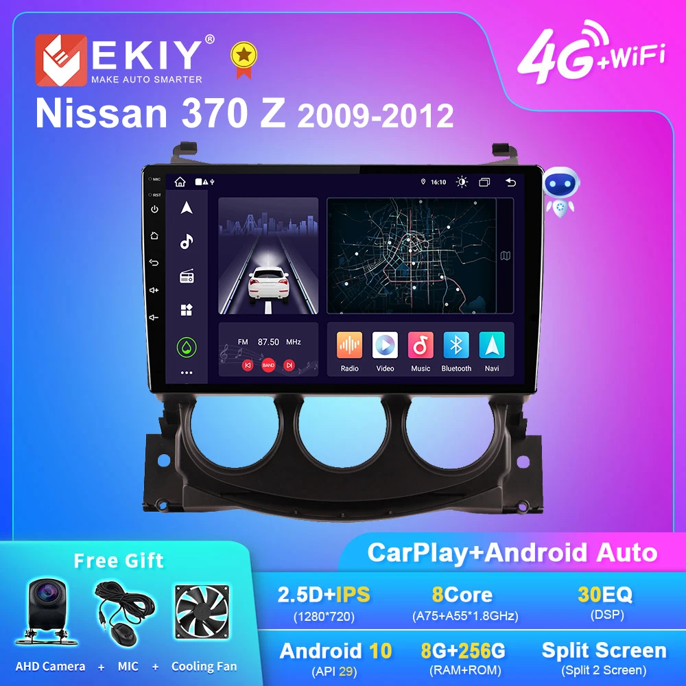 

EKIY X7 Android Auto Car Radio For Nissan 370 Z 2009-2012 Stereo GPS Navi Multimedia Player No 2din DVD Tape Recorder Carplay HU