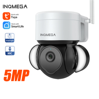 INQMEGA 1080P PTZ IP Camera Wireless Auto Tracking Outdoor Waterproof 4X Digital Zoom Speed Dome WiFi Security CCTV Camera