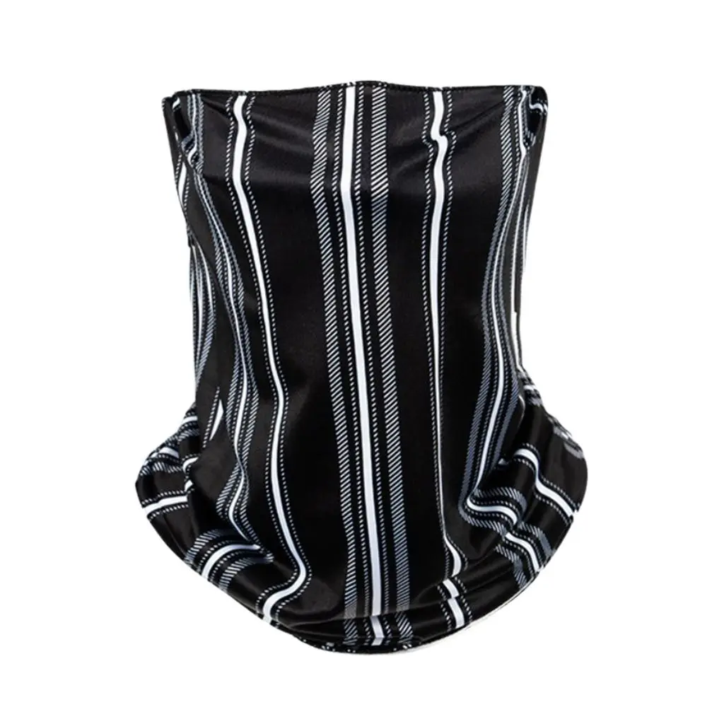 

Windproof Breathable lce Silk Bandana Elastic Hanging Ear Cool Face Scarf Cycling Balaclava Men Women
