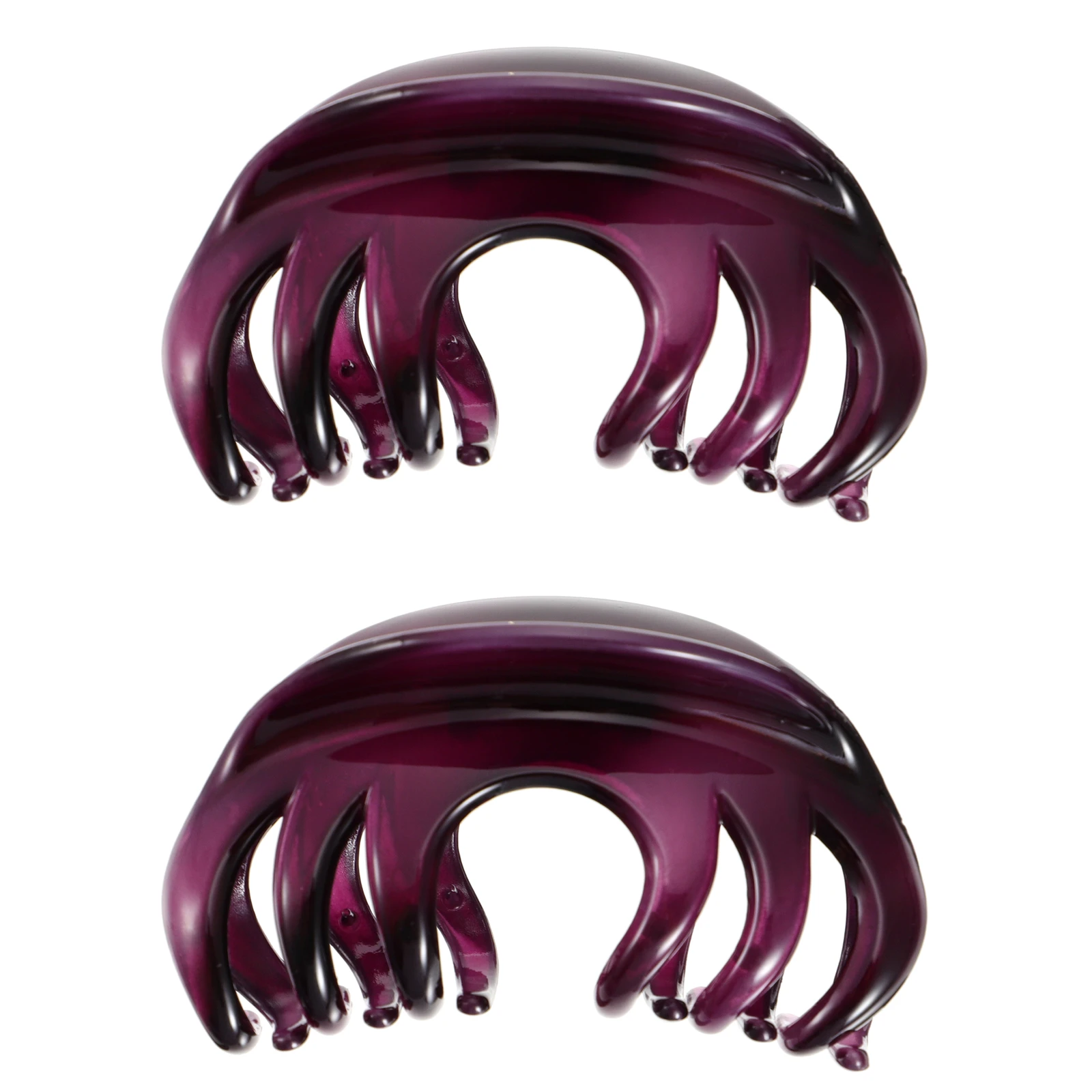 

2 Pcs Large Hairpin Clips Acrylic Women Snap Durable Stylish Outgoing Perfect Gift Ladies Girls Hair Care