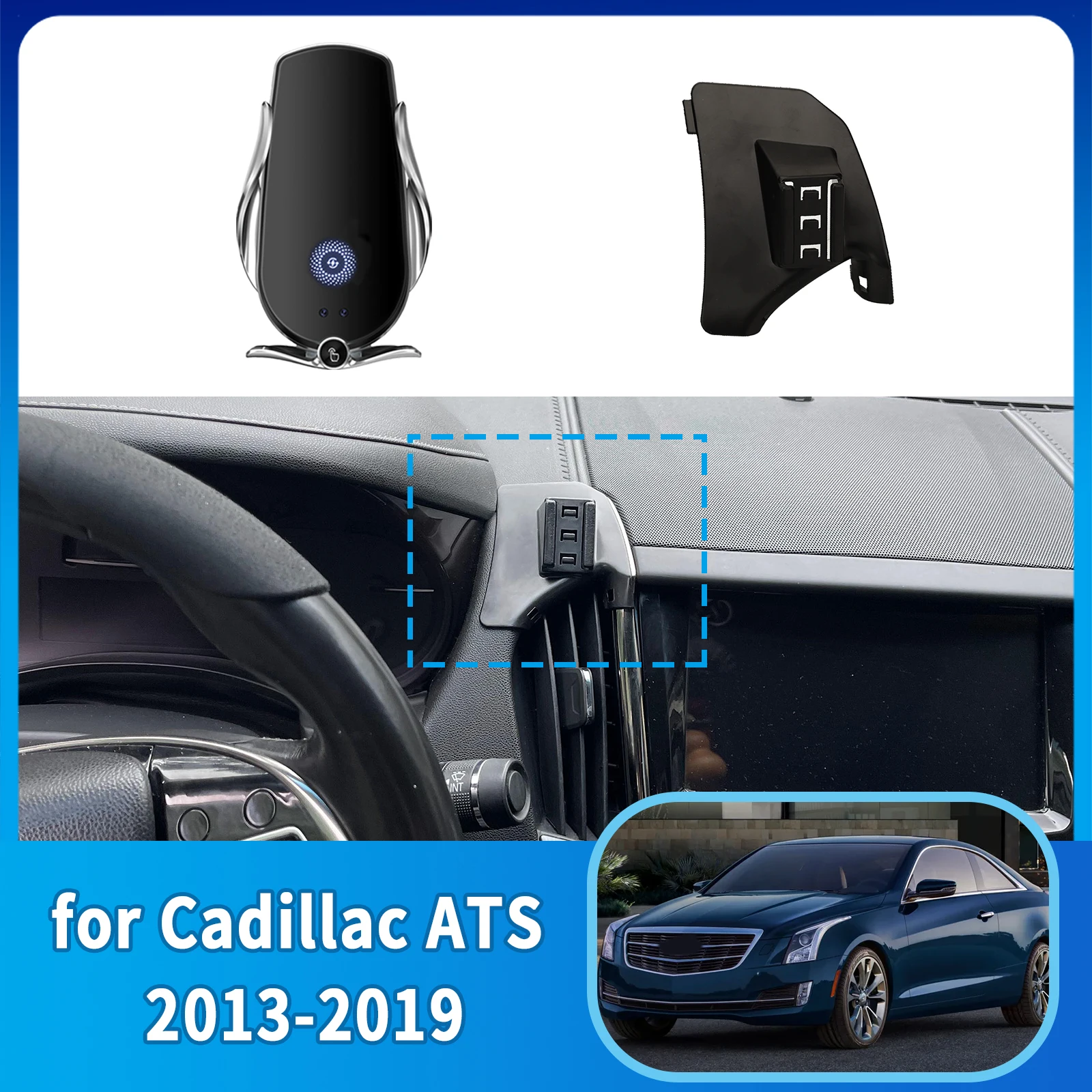 

Car Mobile Phone Holder for Cadillac ATS LFX 2013 2014 2015 2016 2017 20018 2019 GPS Bracket Accessories Navigation Stand Auto