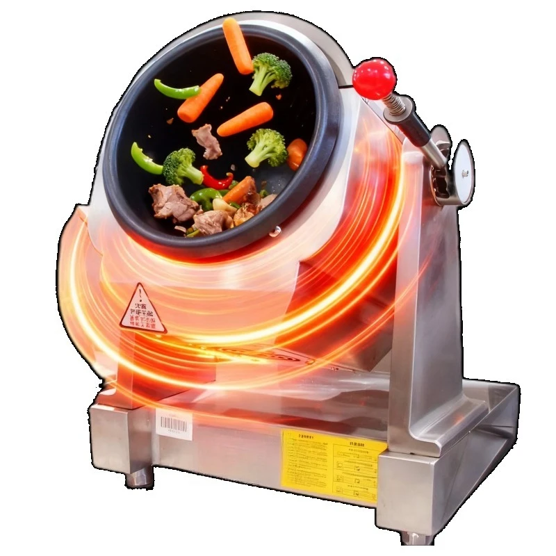 Automatic robot food robot wok gas fried rice wok mixer pot automatic cooking machine restaurant kitchen chef