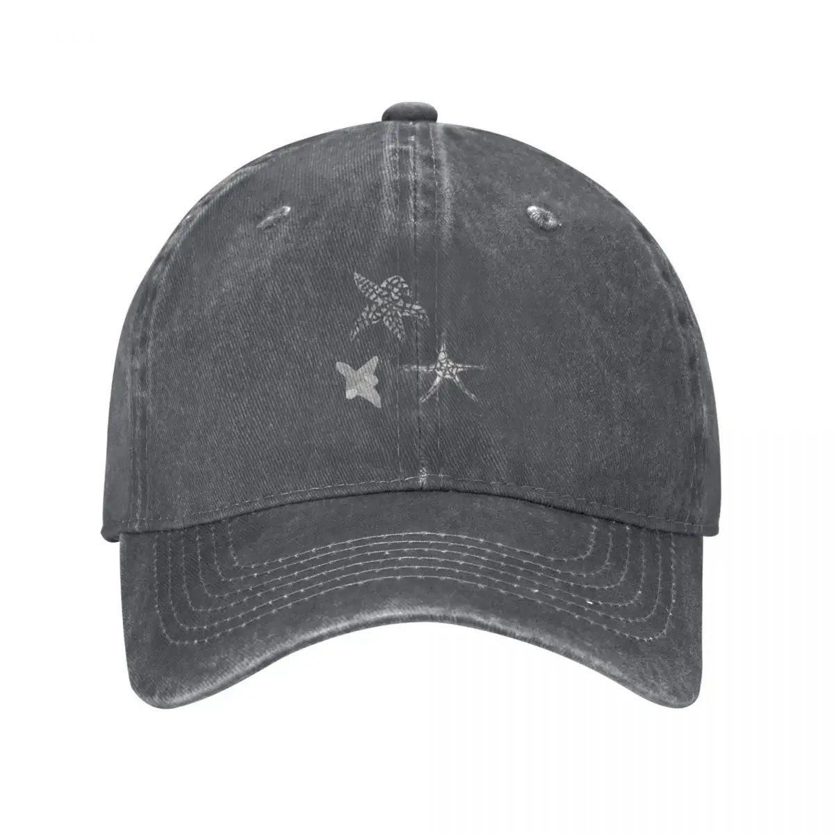 

Enchanting Starfish Gray Palette Baseball Cap Beach Outing men's big size hat derby hat Women's Beach Outlet Men's