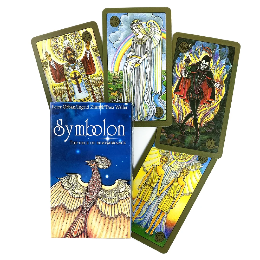 Symbolon The Deck Of Remembrance Tarot Cards Divination Deck English Vision Edition Oracle Board Games For Girls Party Playing