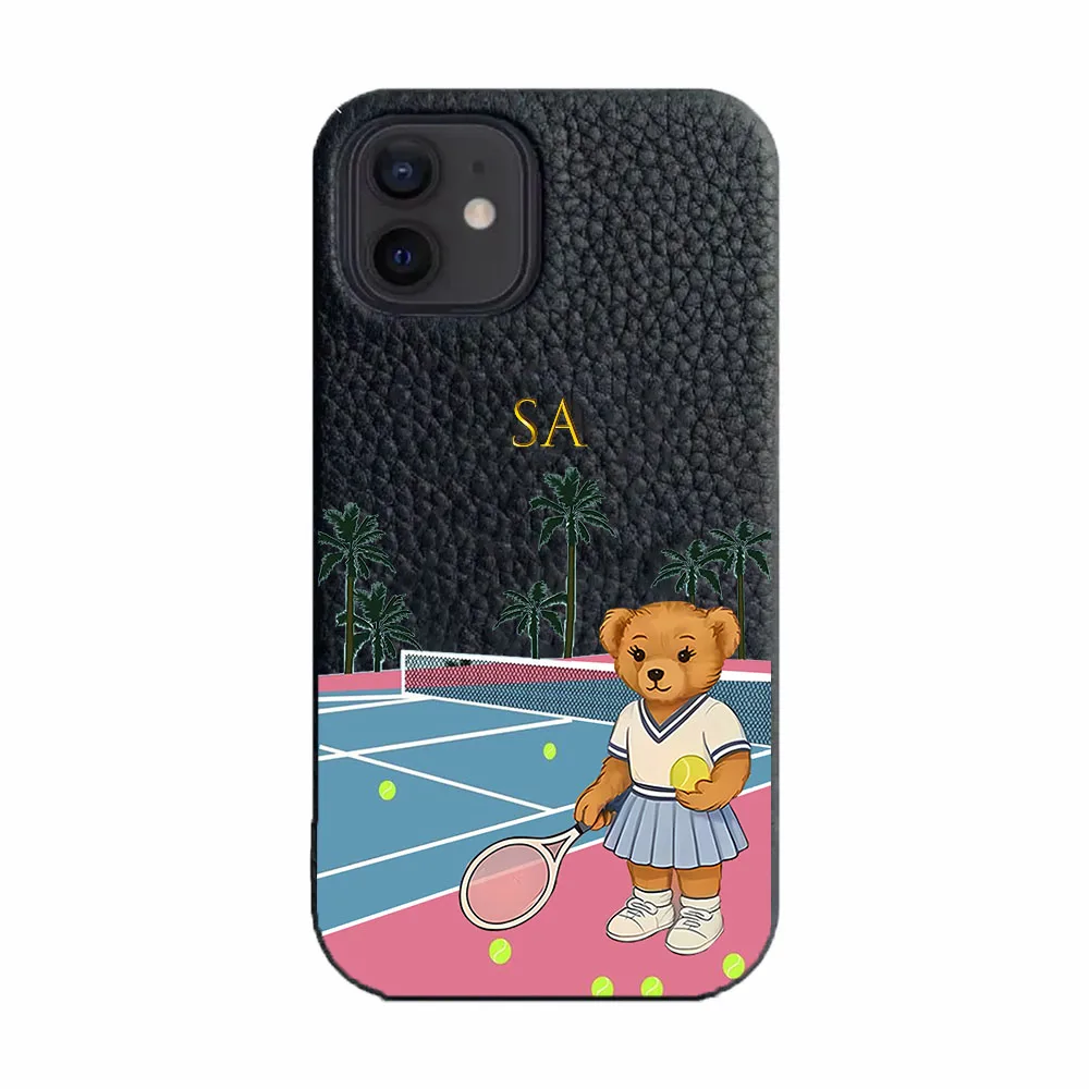 حافظة جلدية بحروف أولية مخصصة لهاتف آيفون 11 12 14 13 15 17Pro Max XS Max XR 16 Plus يغطي القمر والنجوم #5