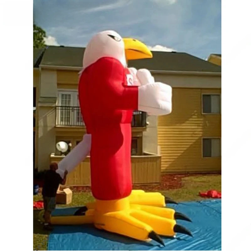 sports events Suitable for , large 5 meter inflatable eagle mascot (red costume)