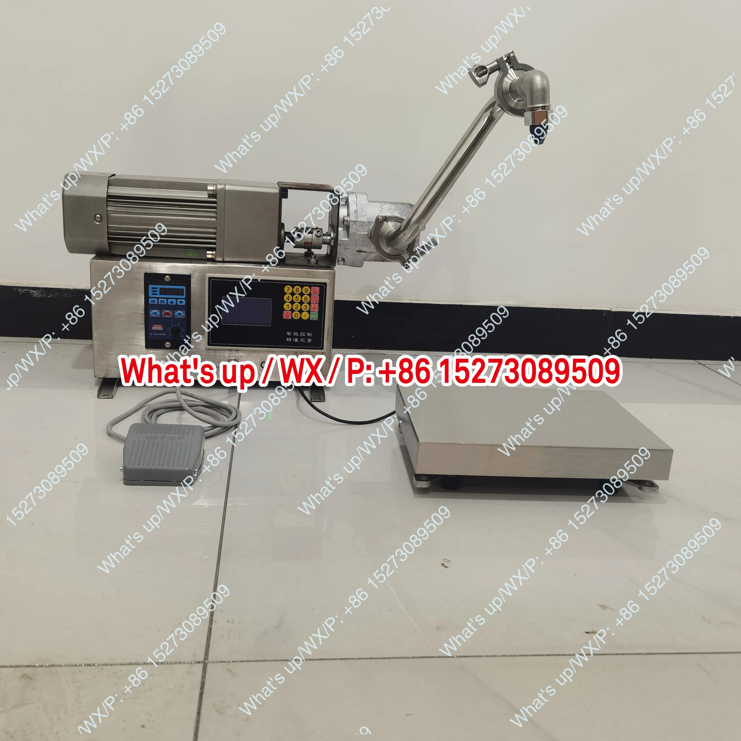 Small Automatic Tahini Paste Honey Pear Paste Weighing Quantitative Packing Machine High Viscosity Liquid Filling Machine