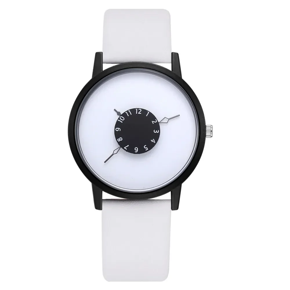 Casual Fashion Unisex Black Women Men Watches High Quality Ultra Thin Quartz Watch Woman Elegant Dress Ladies Watch Montre Femme