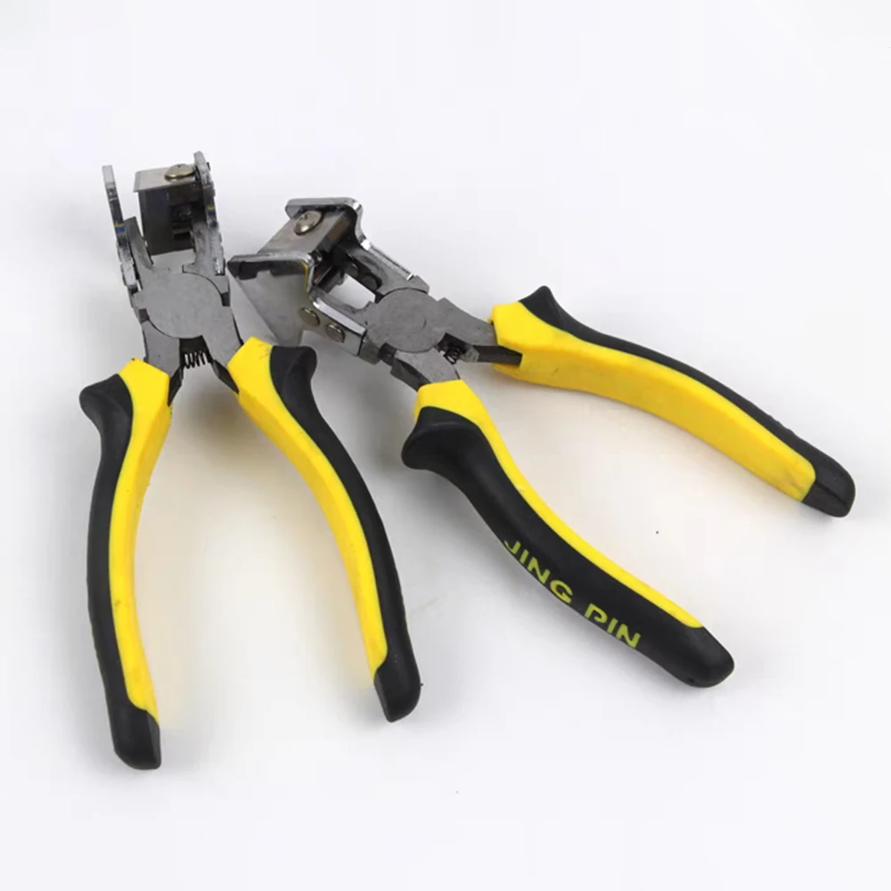 90-Degree Tape Scissors Tape Pliers Snap Seal Strip Cutter V Mouth Pliers 45 Degree Scissors Notched Scissors