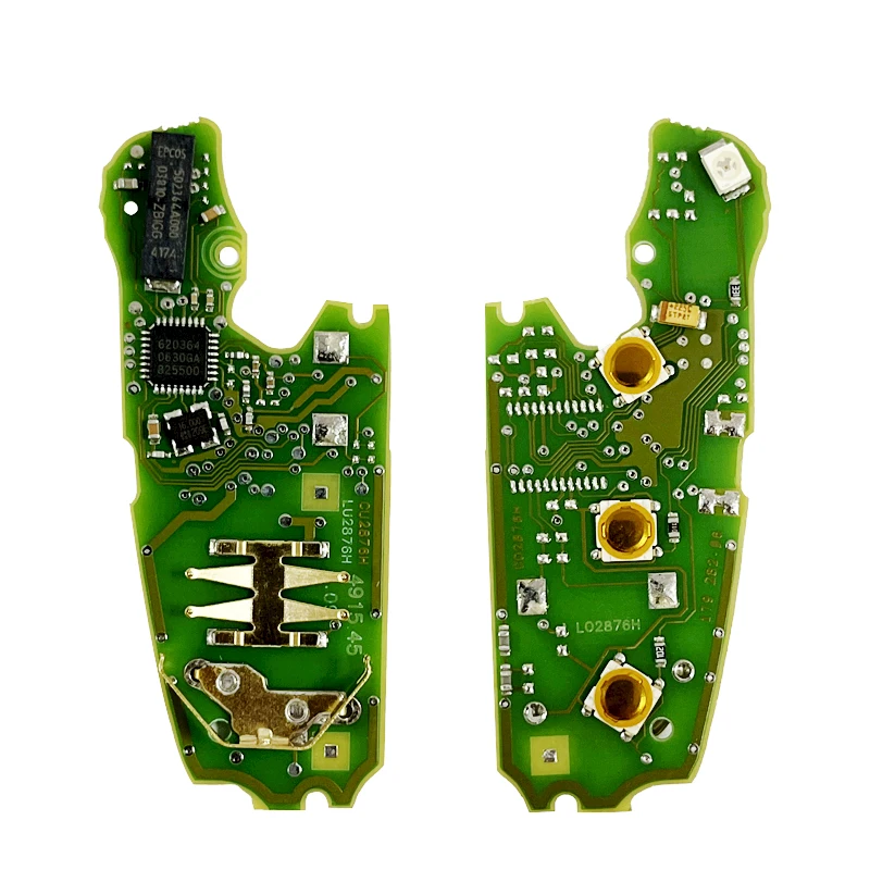 CN 008034   PCB Oryginalny 3-przyciskowy pilot zdalnego sterowania 433MHz Megamos MQB 48 AES Chip 8V0 837 220 do A-udi A3 S3 2012-2015