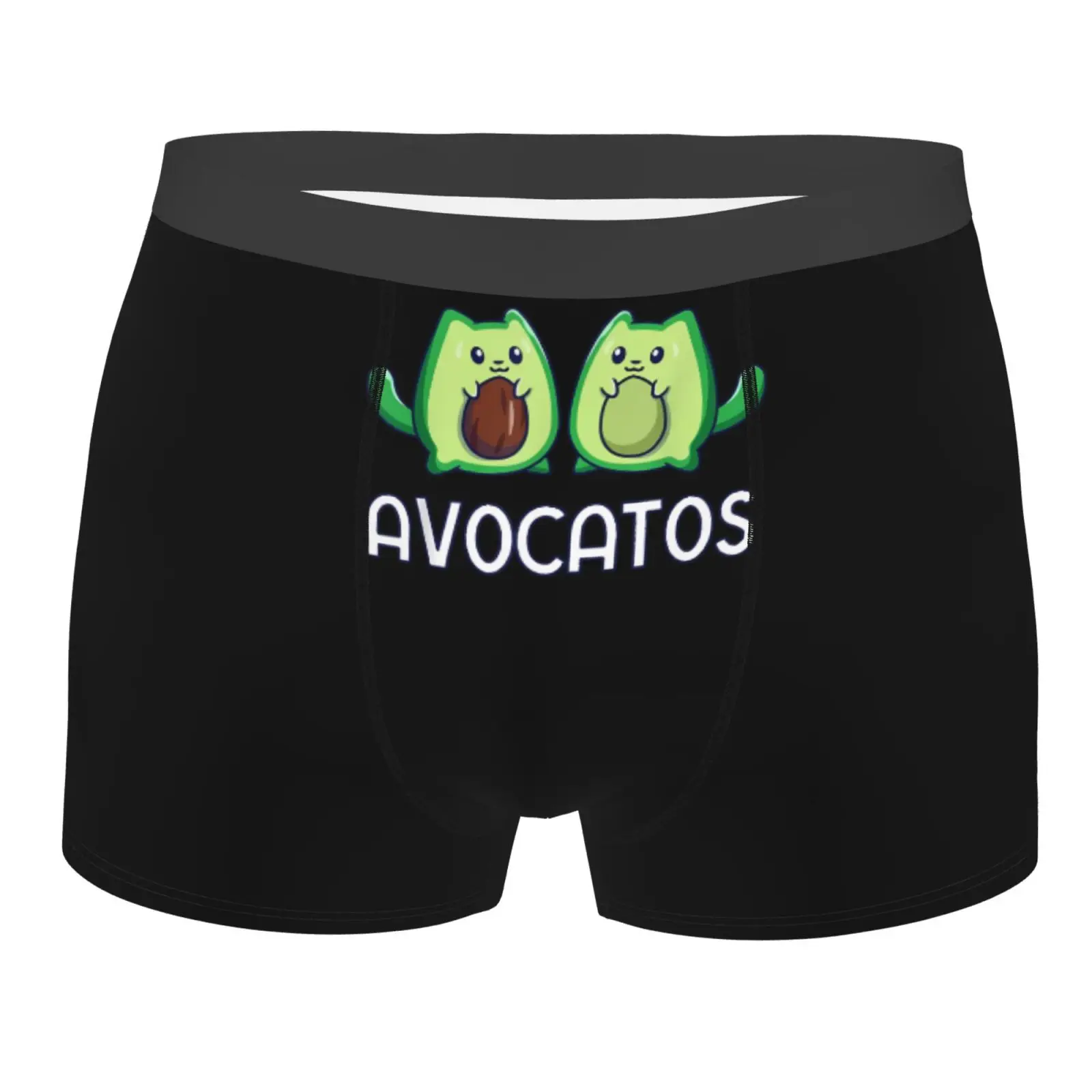

Мужские дышащие трусы-боксеры с забавным милым котом авокадо, удобное мягкое эластичное нижнее белье, плавки с выпуклым мешочком для мужчин и мальчиков