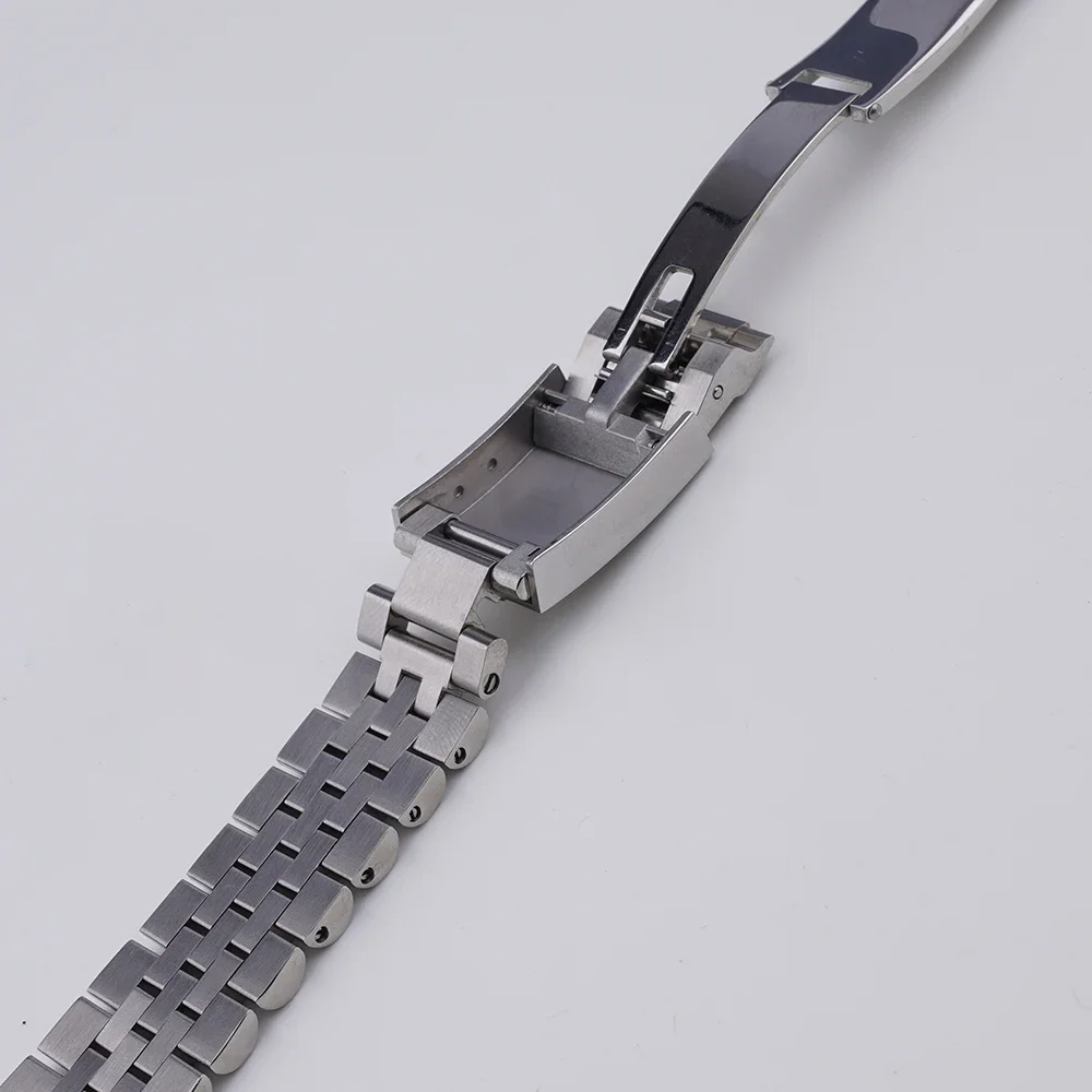 Rolamy 20mm Jubilee Strap For Seiko Prospex Alpinist SPB115 117 121 123 209 SARB013 15 Solid CurvedEnd Stainless Steel WatchBand