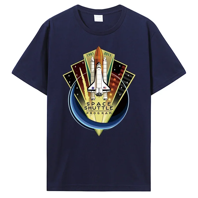 2024 T-Shirt 60 Th Anniversary Space Shuttle Program 1981 - 2011History Tees New Fashion Brand Print Male Brand Free T Shirts