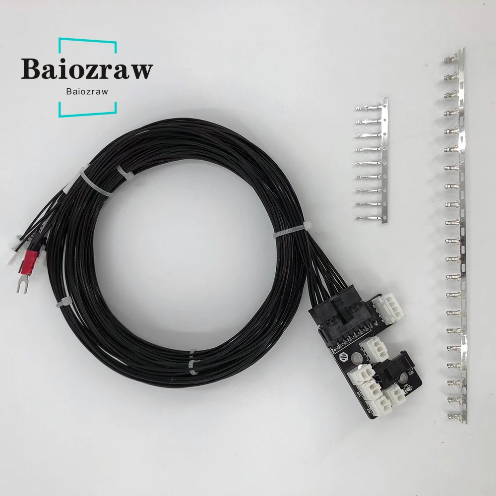 Imagem -02 - Baiozraw Voron Afterburner Impressora 3d Aranha Polvo Fio Eletrônico Fep Fiação Dureza Ferramenta Cabeça Pcb para Voron 2.4 Impressora 3d