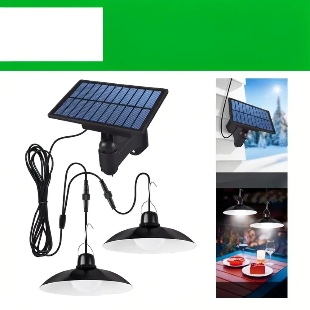 Portable Split Solar Powered Light Outdoor LED Hanging Lamp For Patio Yard Garden Gazebo Camping Tent Illumination