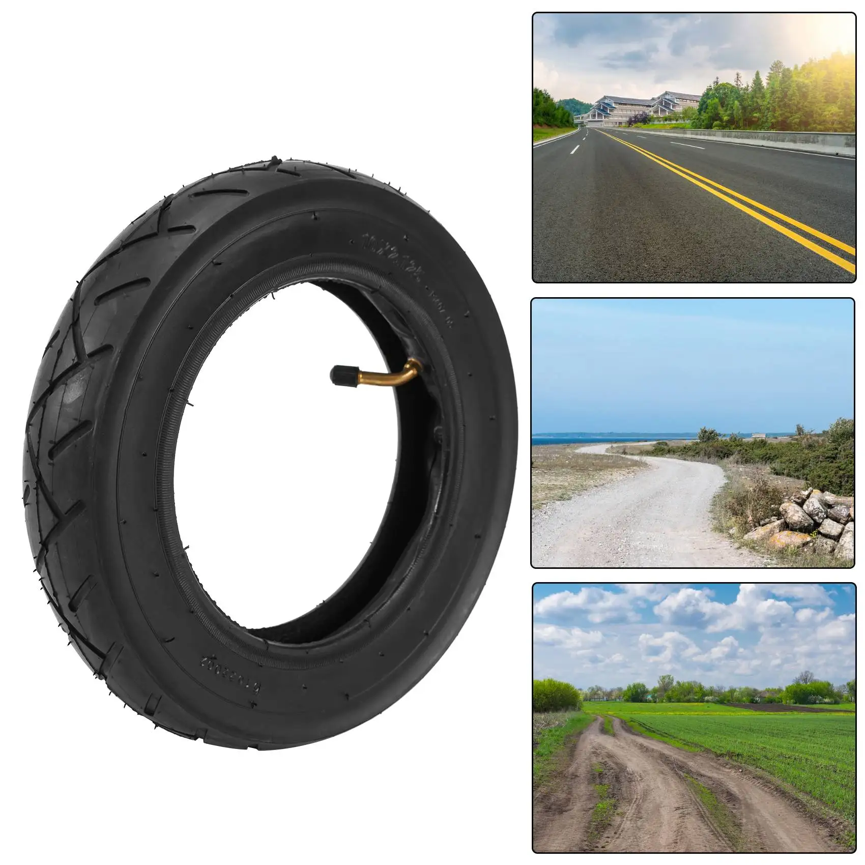 A99I-Electric Scooter Tire 10X2.125 Tire With Scooter Inner Tube For Electric Scooter Balancing Car 10 Inch Inner Outer Tyre