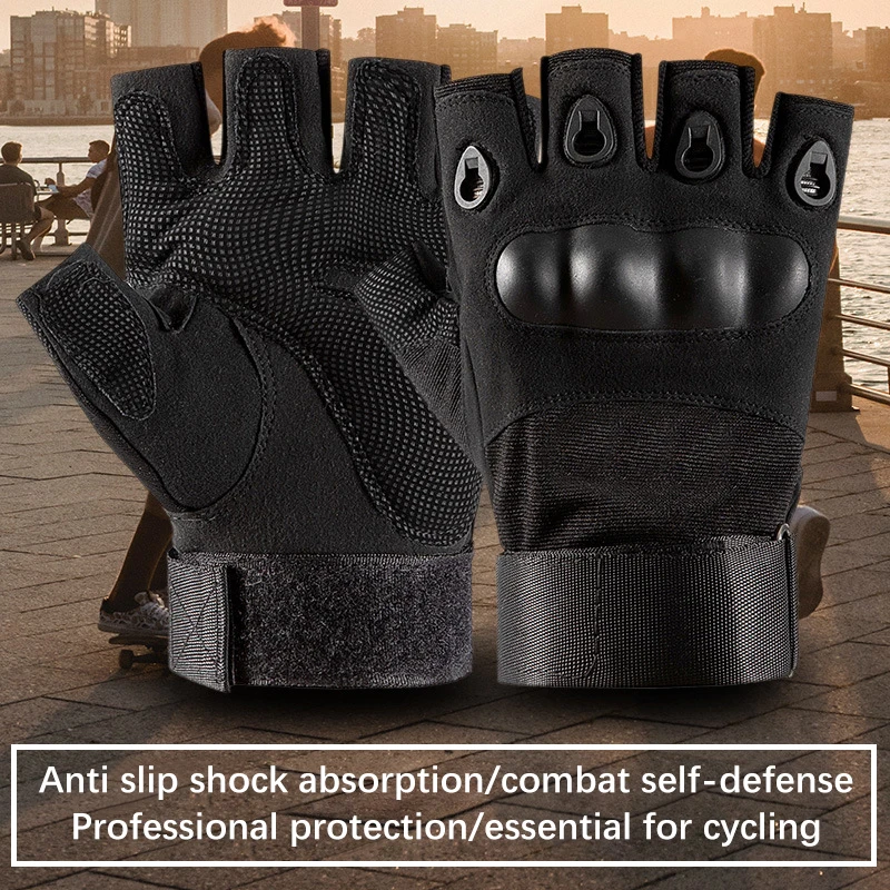 Anti Impact Gloves Essential Gloves for Cycling Light Antiskid Breathable Wrist Gloves Tactical Gloves Black Gloves Gloves Men