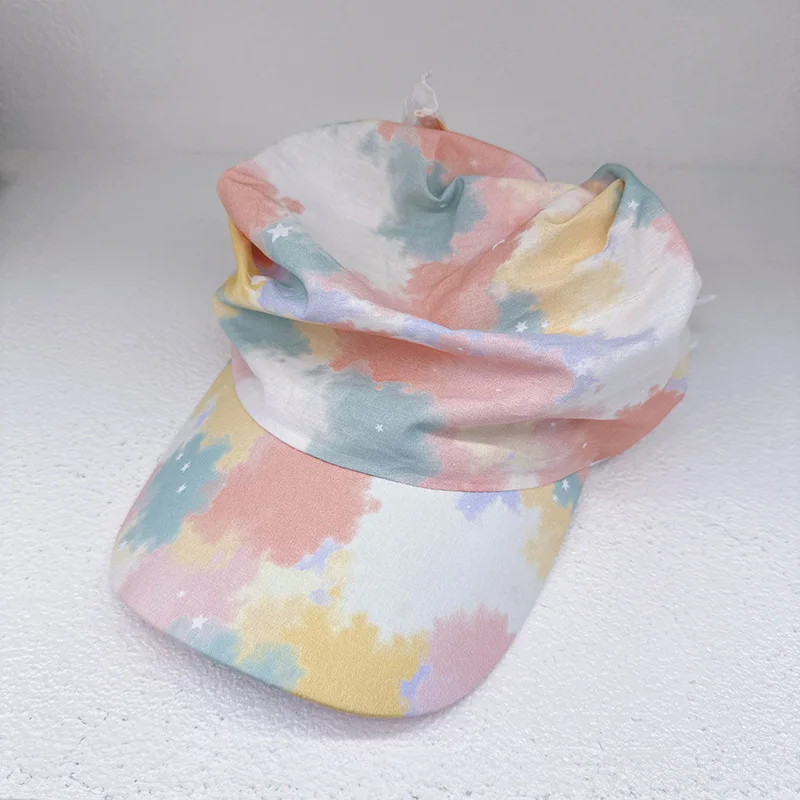 New Korean Style Women Fruit Print Triangle Headscarf Hat Cute UV Protection Sun Hat Breathable Outdoor Casual Head Wrap Caps